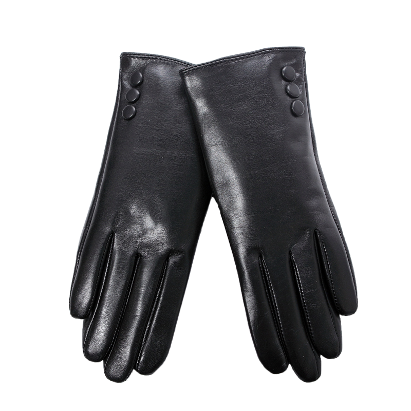 女士头层韩版驾驶秋冬羊皮手套