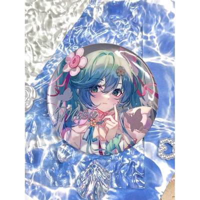 初音未来周边谷子吧唧卡