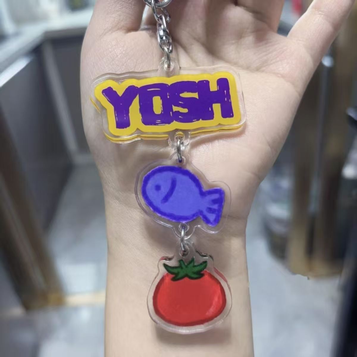 新款yosh于适周边亚克力钥匙串装饰书包挂件应援物料收藏闺蜜送礼