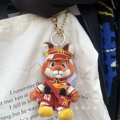 尼克狐衣服公仔挂件着替