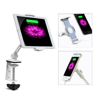 夹持式手机平板电脑支架 iPadiPhone加厚懒人多功能直播抖音