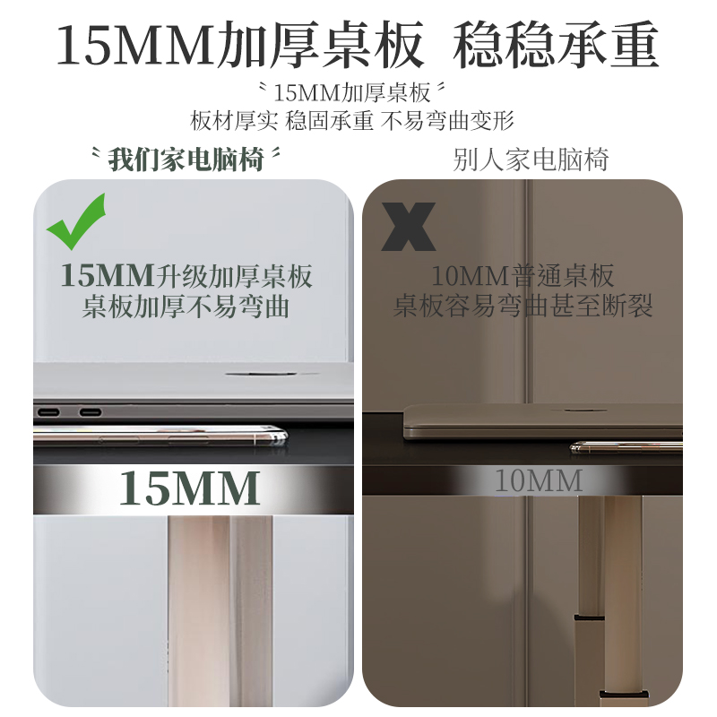 床边桌电脑台式桌家用升降小桌子卧室学生租房学习书桌