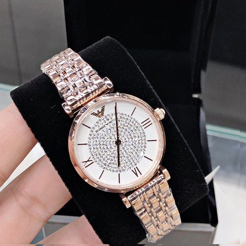 欧美认证女士手表满天星2022名牌潮流简约气质防水时尚手表女十大