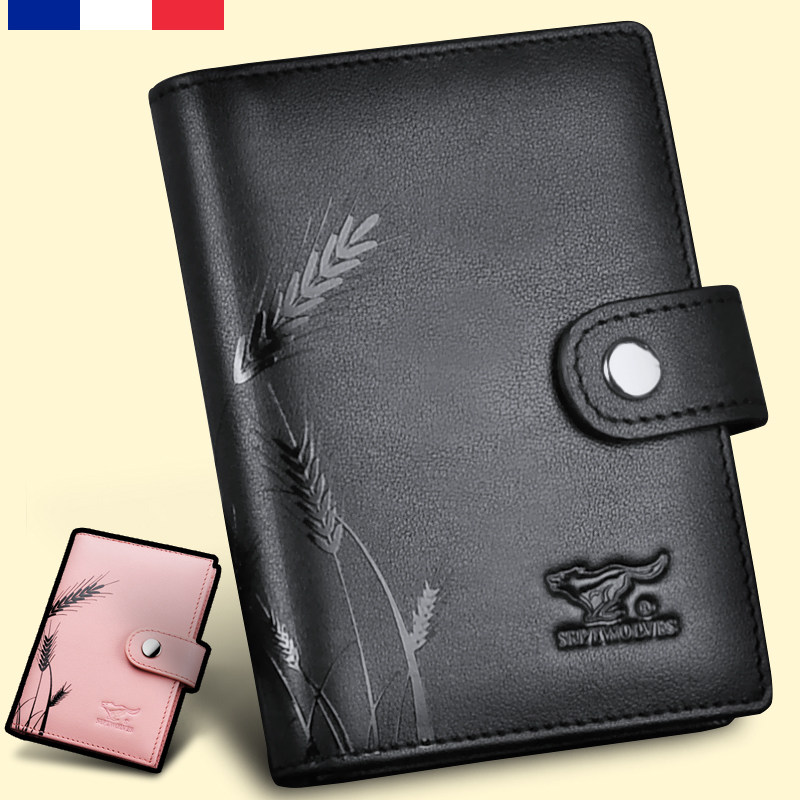 七匹狼驾照卡包一体男皮套真皮小ck卡夹男士名片夹银行卡包女卡套