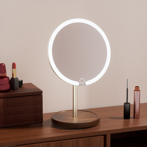 【仿胡桃木纹】化妆镜