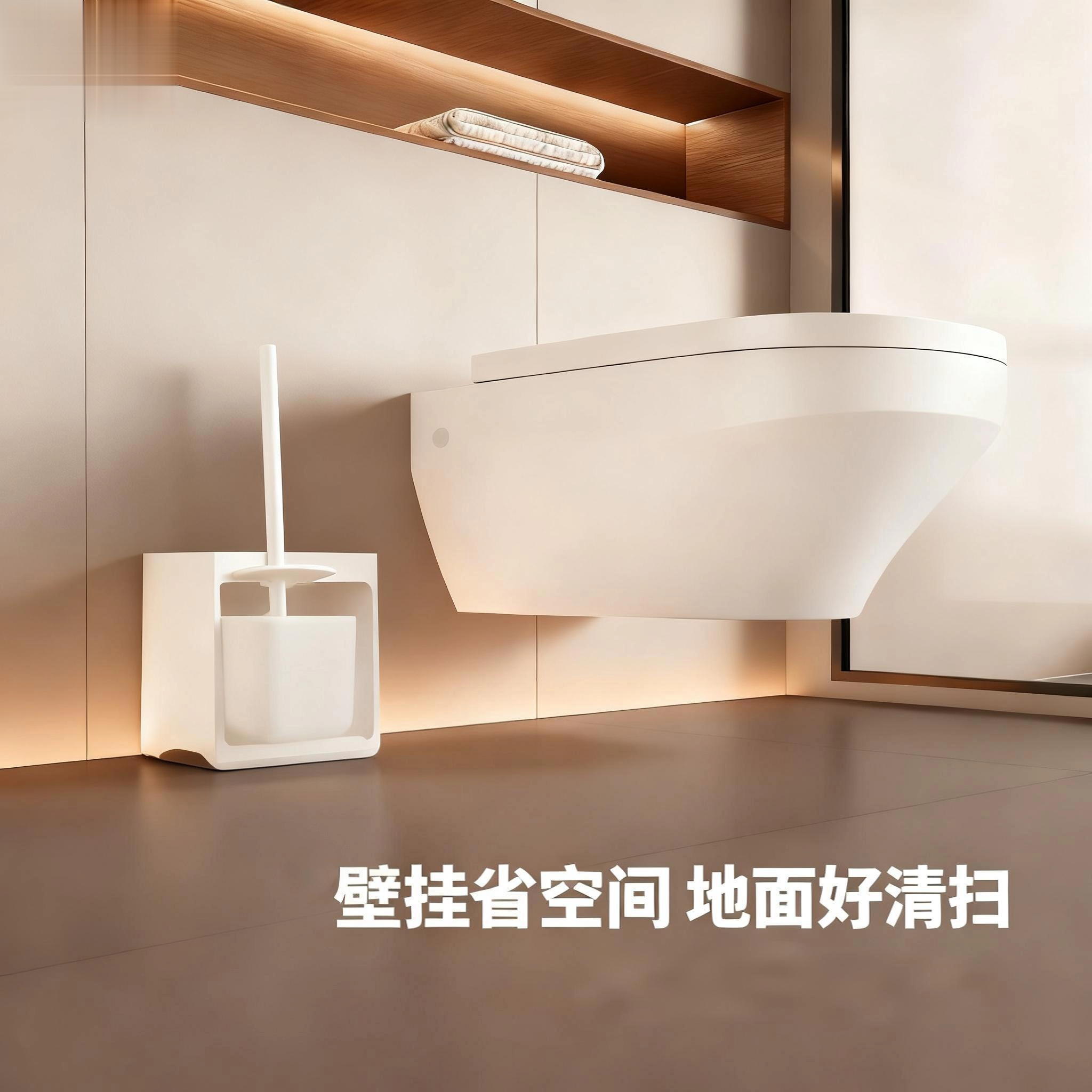 马桶刷家用扇形无死角C型2025新款套装厕所刷子壁挂洗厕所专用