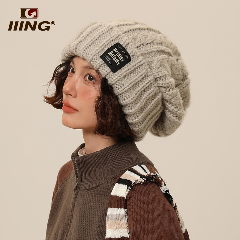 IIING帽控织唛标针织帽