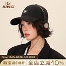 IIING帽控 鸭舌帽显脸小帽子女夏 大头围软顶防晒棒球帽男2025新款