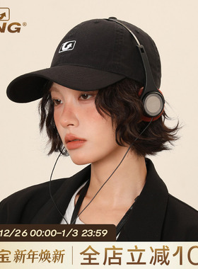 IIING帽控 大头围软顶防晒棒球帽男2025新款鸭舌帽显脸小帽子女夏