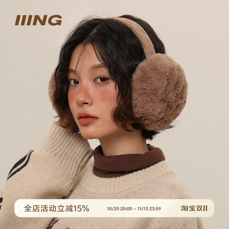 耳罩女冬2025新款加厚毛绒保暖防冻耳捂学生骑车防风防寒耳套耳暖