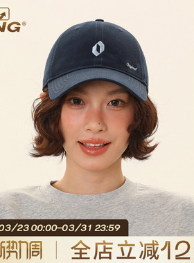 IIING帽控 大头围鸭舌帽美式2026新款棒球帽男显脸小大帽檐帽子女