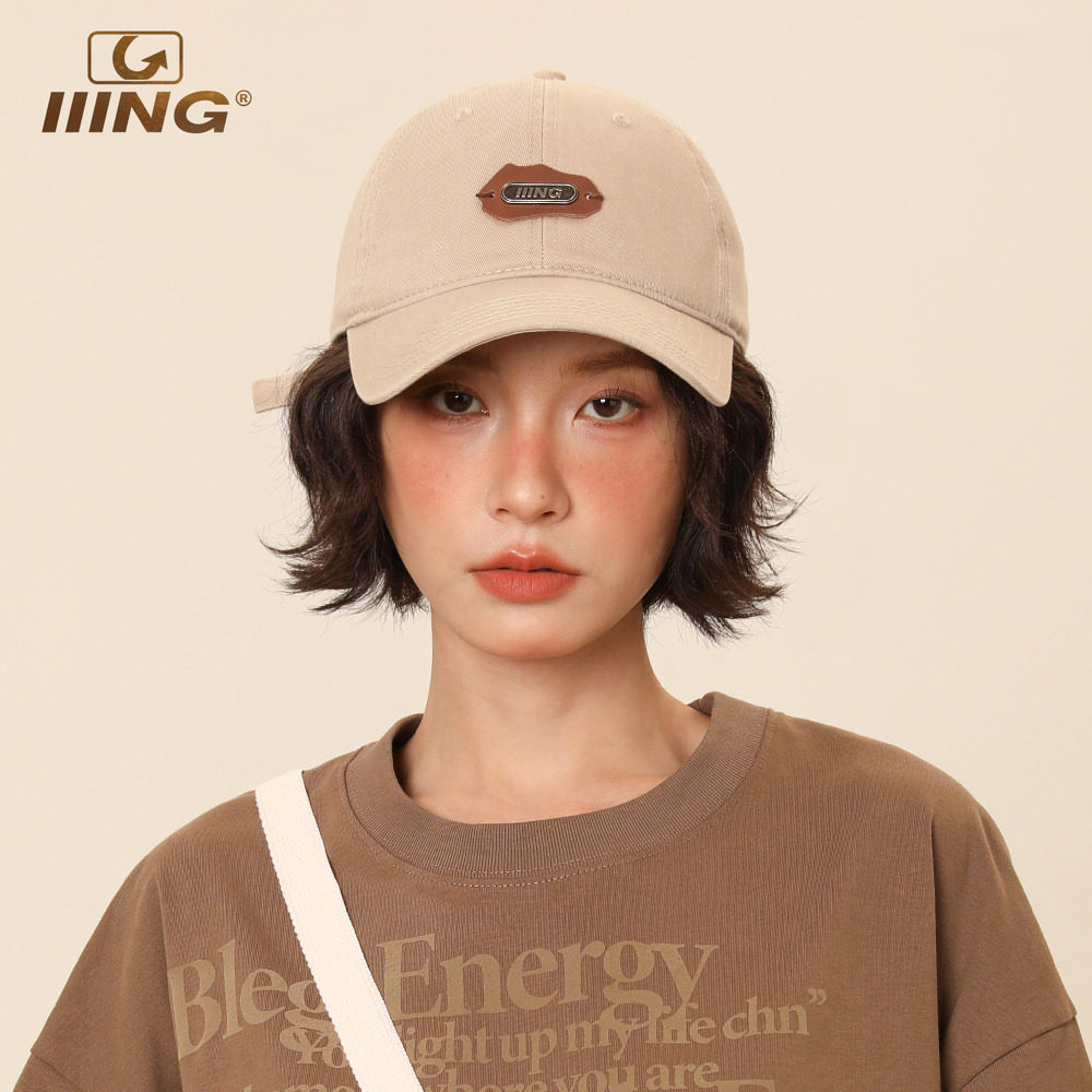 美式复古软顶鸭舌帽子女夏款大头围加大宽檐百搭显脸小棒球帽男潮