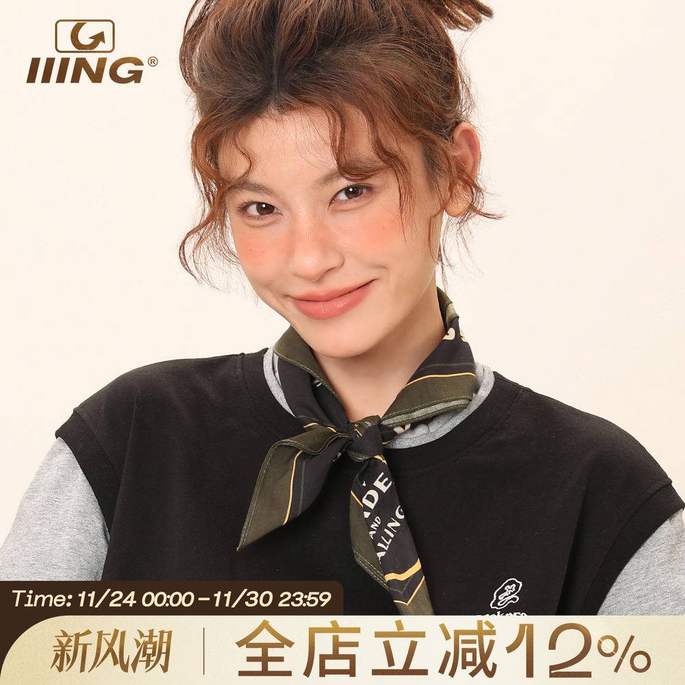 IIING帽控美式复古甜酷辣妹头巾