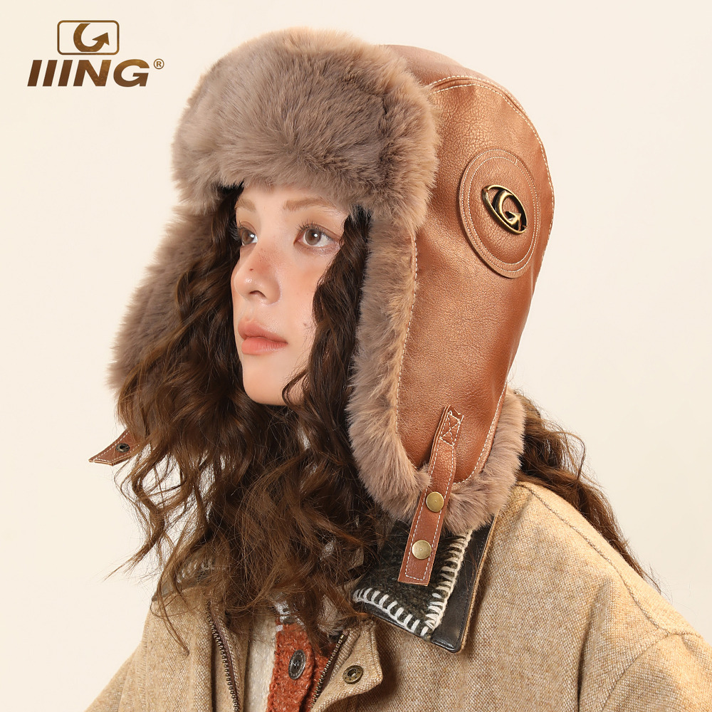 加厚保暖防风防寒加绒雷锋帽