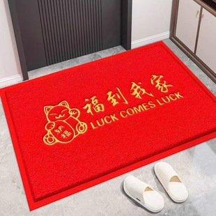 地垫进门垫出入平安地毯欢迎光临2025新款丝圈地垫入户门脚垫防滑