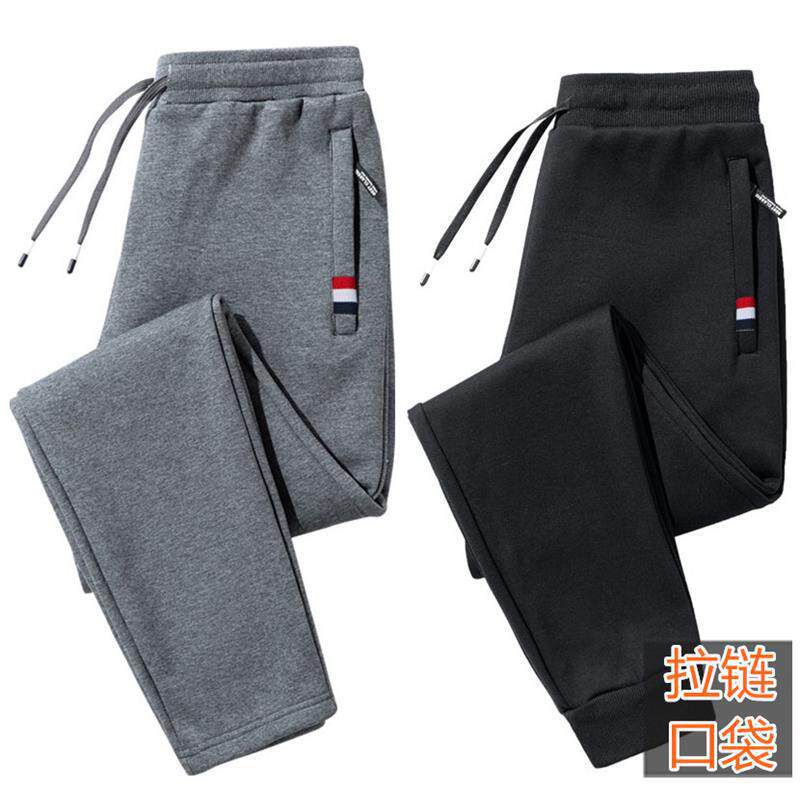 秋冬季羊羔绒裤干活穿的加厚加绒裤子男耐磨运动休闲宽松工作服
