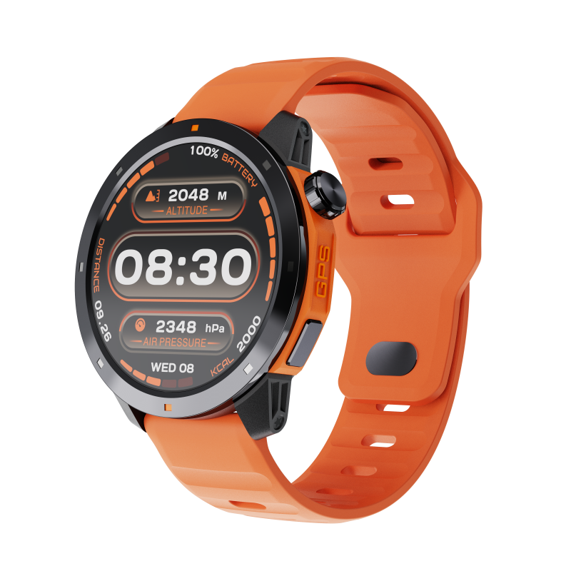 BLINBLIN户外GPS运动智能手表MG03蓝牙通话60+运动模式指南针心率血氧超长待机30米防水智能手表