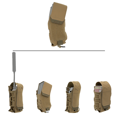 ACT战术 AG-58 多用途翻盖可拆5.8mm/电台/生活多功能工具包