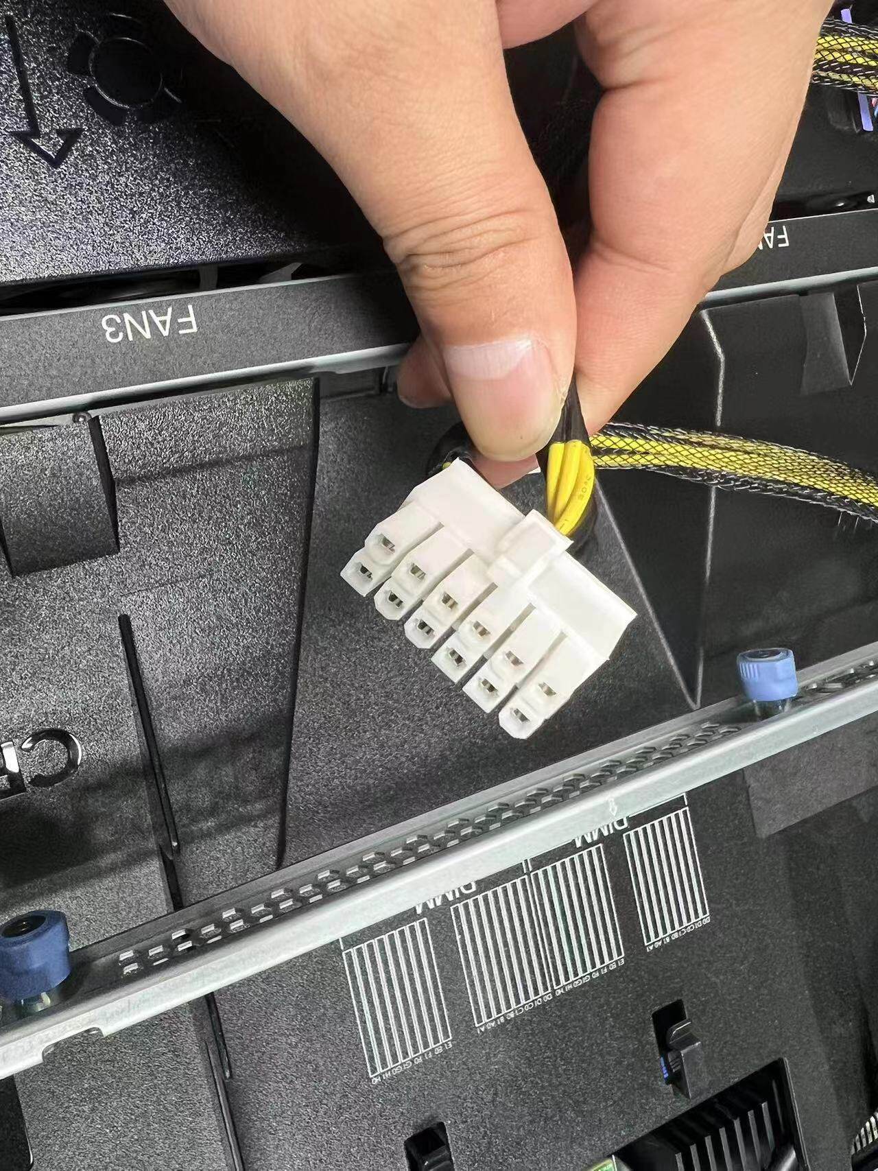 曙光宁畅X620 G30服务器GPU显卡供电线12P电源线3060 5090 A100