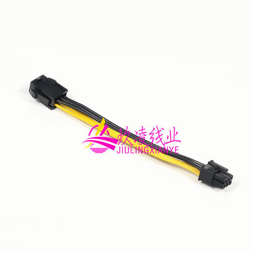 显卡6p母转6+2p转接线8卡平台