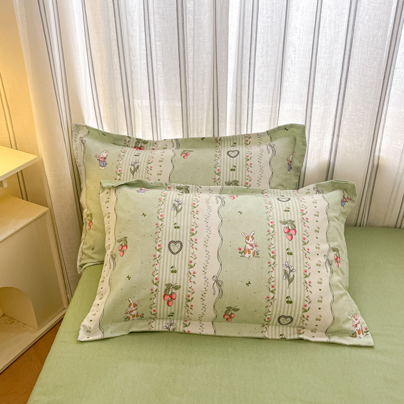 唯窝全棉磨毛南通亲肤舒适枕套