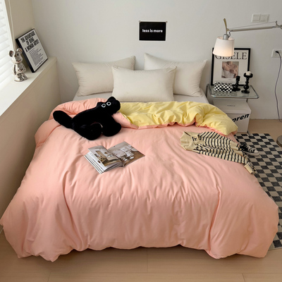 被套全棉亲肤透气舒适简约斜纹