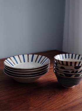 日本进口 秋收系列盘子和碗（5款选）复古拙朴 | 茶娜和查理