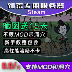 饥荒服务器Steam专服联机版开服出租支持MOD洞穴流畅不卡千M高频