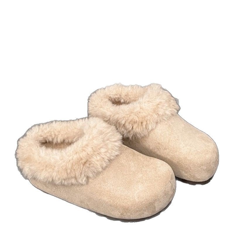 懒人一脚蹬包头半女外穿2025冬季新款厚底加绒毛毛鞋勃肯棉鞋爆款,女鞋,其他拖鞋,淘宝优惠券,粉丝福利购,淘宝优惠卷