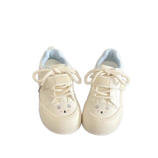 厚底小白鞋女款2025新款春秋休闲板鞋百搭学生小众面包鞋增高爆款