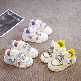防滑跑 皮面防水公主风2025秋冬儿童运动鞋 热卖 精选拉布布女童板鞋