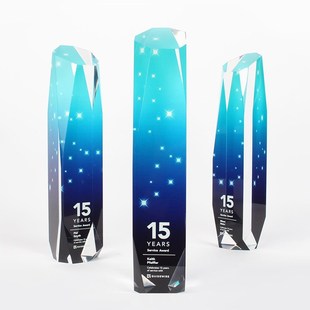 优选新款水晶奖杯定制年周年典活B动优秀员工纪念品颁奖典礼奖牌