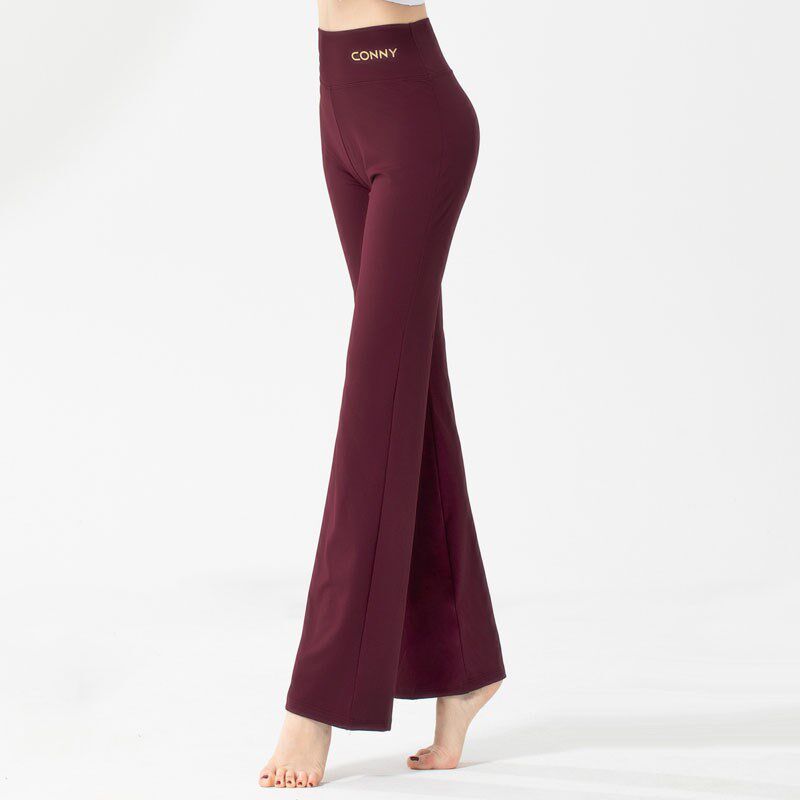 新款康尼舞蹈裤春夏女成人瑜伽形体服健身高O腰牛奶丝健美操长裤