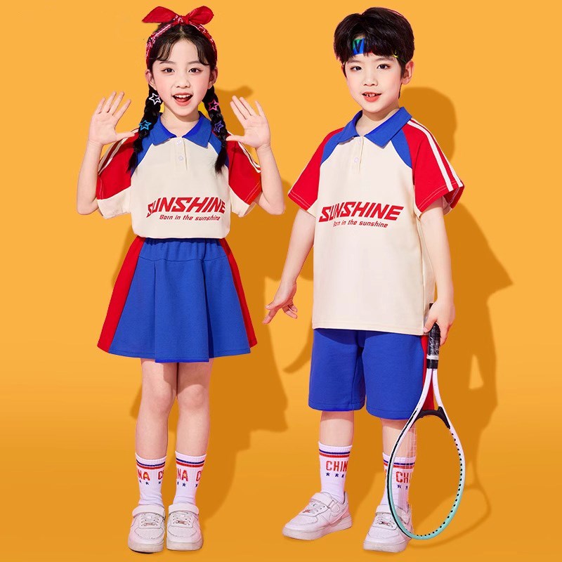 新选六一儿童节演出服啦啦操舞台合唱运动会N班服小学生男女童啦