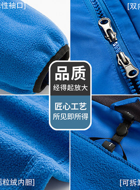 新款冬装途虎养车冲锋衣定制tlogo秋冬加厚工作服4s店汽修团队工