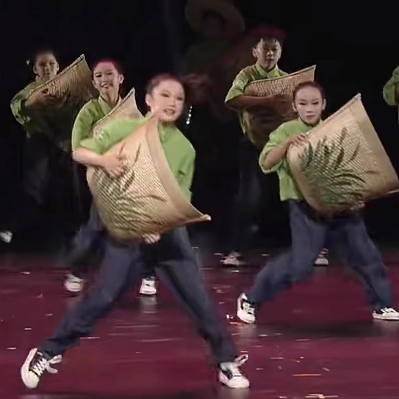 新选《大河小村》第十二届小荷风采少儿舞蹈服装演出服.表演服定