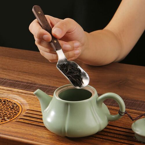 纯钛防滑茶夹子取茶叶茶勺茶杯茶具镊子泡茶工具功夫茶夹高端茶道