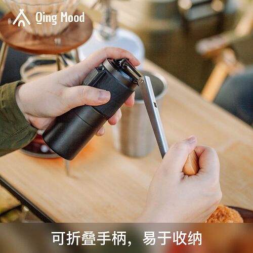 7YX手摇磨豆机便携折叠研磨机家用手冲手磨咖啡豆机CNC磨芯户