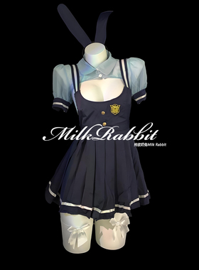 Cy奶兔「兔子警官」万圣节cosplay服装qqny 纯欲百褶裙可爱jk制服