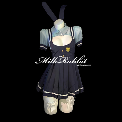 Cy奶兔「兔子警官」万圣节cosplay服装qqny 纯欲百褶裙可爱jk制服