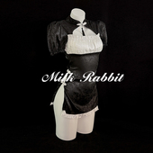 Cy奶兔「古典旗袍」qqny御姐性感制服纯欲内衣cos风情内衣套装 女