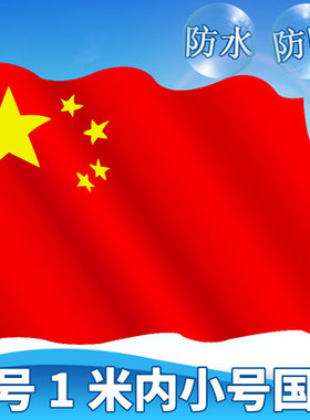 5号中国国旗 64x96cm纳米款防水防晒五星红旗 旗子旗帜装饰室外旗