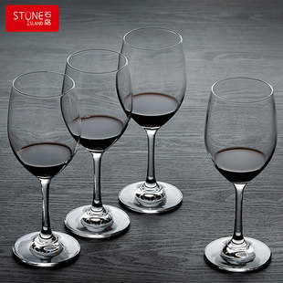 石岛无铅水晶玻璃杯高脚红酒杯葡萄酒杯起泡杯果汁饮料杯玻璃酒具