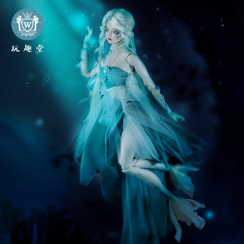 bjd娃娃3分玩偶赫拉纯手工美人鱼