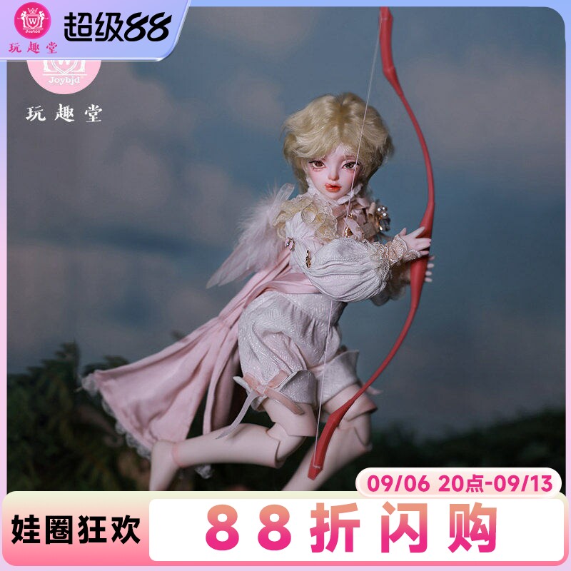 4分bjd娃娃爱神之箭羽毛翅膀										