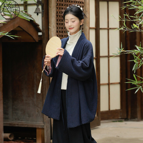 中国风棉衣汉服夹棉外套中式棉服