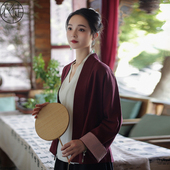 汉服女款 茶服外套禅意佛系女装 秋季 新中式 居士服 2026新款 改良唐装