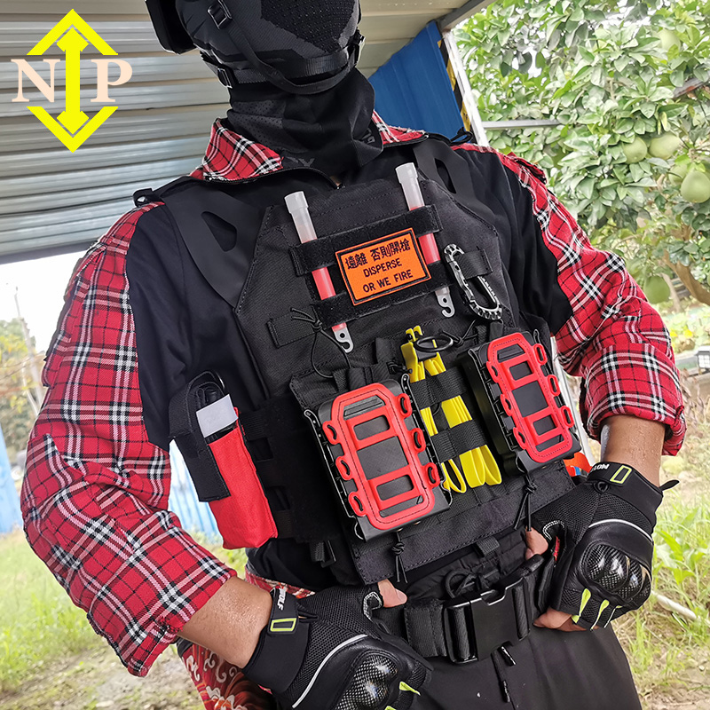 搭配成品jpc战术背心军迷野战wargame真人cs战争片影视道具男黑红