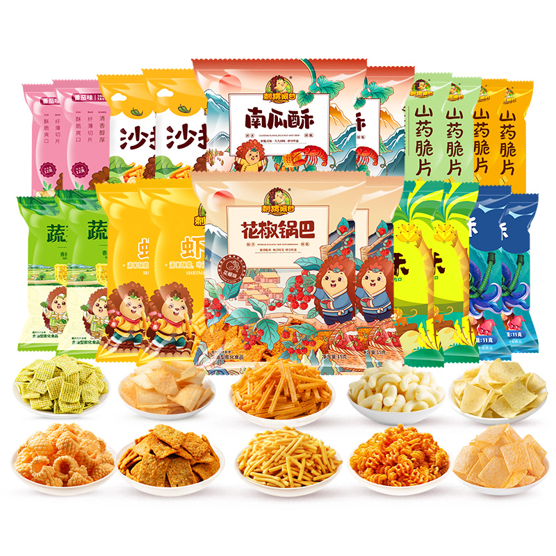 刺猬阿甘零食大礼包20包