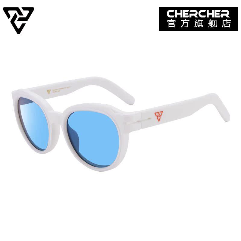 CHERCHER 新款防紫外线墨镜 韩版时尚超轻潮人太阳镜SL